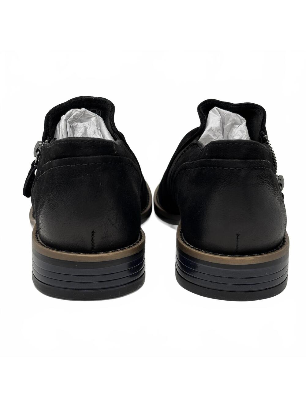 Clarks Womens Black Nubuck Cazmin Pace Zipper Wide Width 7W NWT - Picture 6 of 9